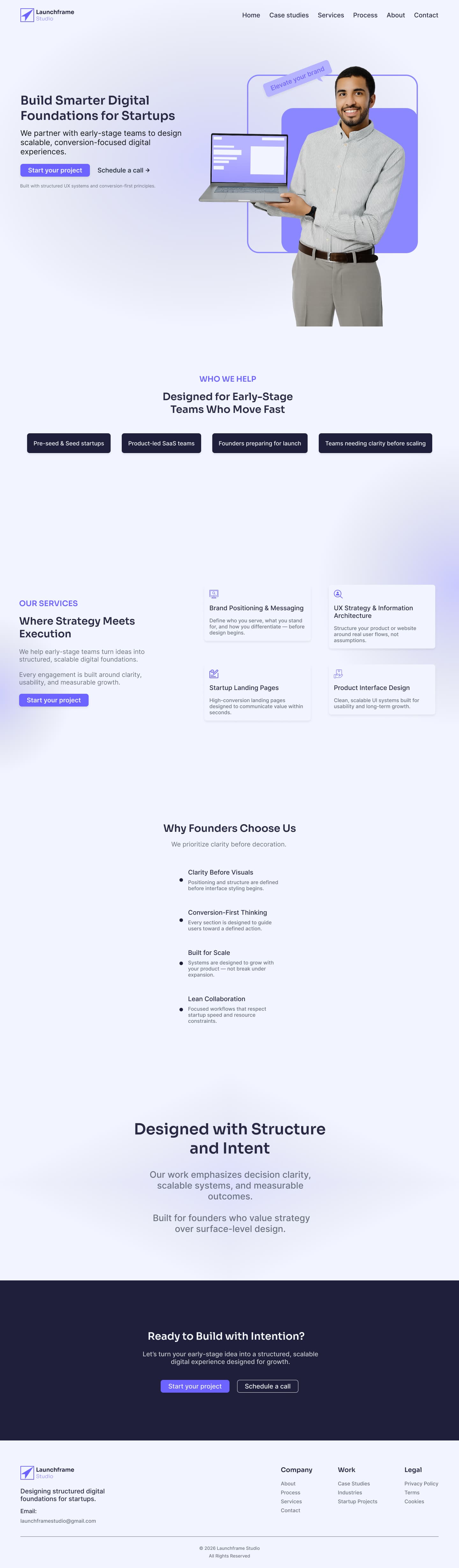 This image represent the Launchframe Studio